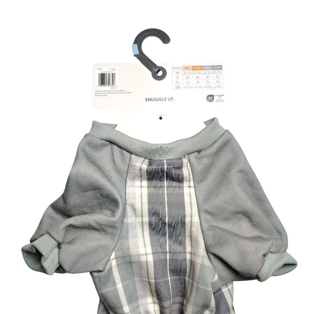 Koolaburra By UGG Xander Large Dog Pajamas With Green Plaid Design